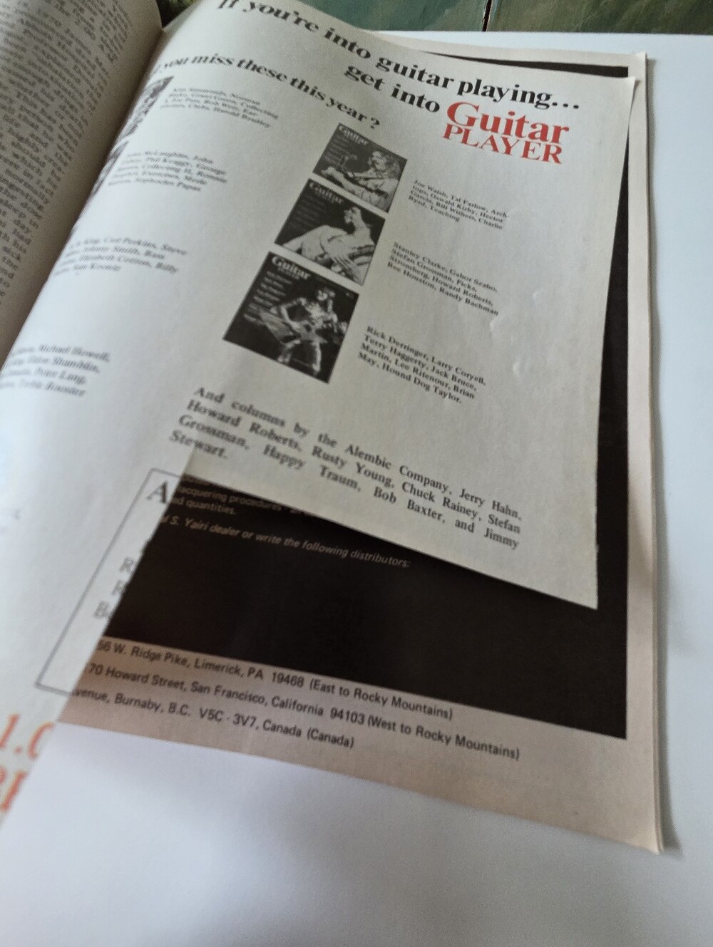 Vintage September 1975 Jimi Hendrix Guitar Player Magazine with Flexi Record - Picture 7 of 7